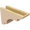 Ekena Millwork 4"W x 12"D x 8"H Classic New Brighton Rough Cedar Woodgrain TimberThane Corbel, Primed Tan CORUR04X12X08NEBRCPR - alternate 3